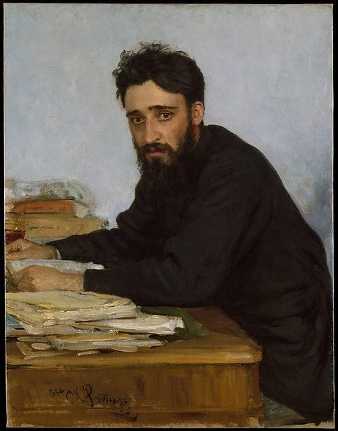 Artwork Title: Portrait of Vsevolod Mikhailovich Garshin