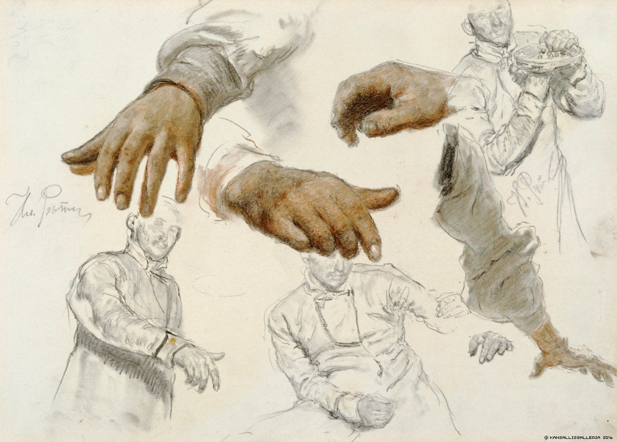 Artwork Title: Character and Hand Study