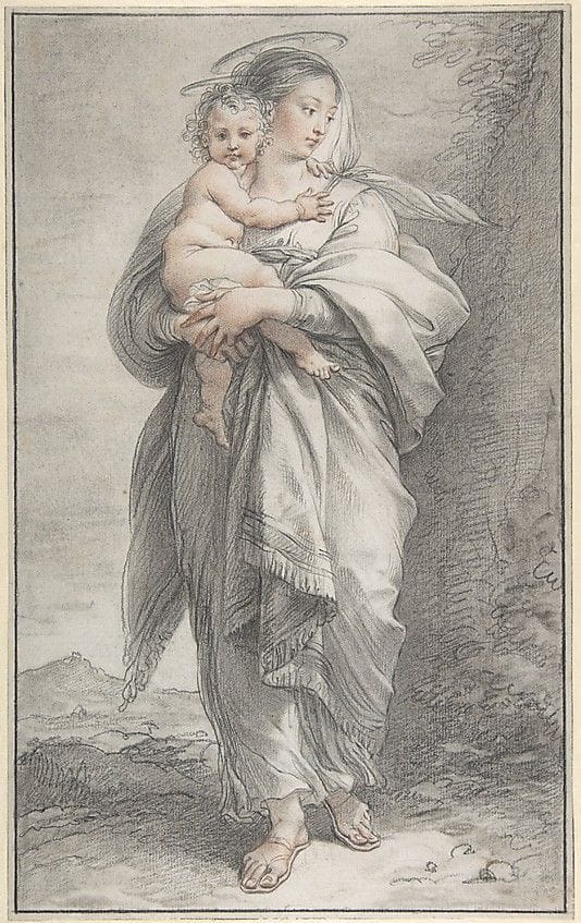 Artwork Title: Virgin And Child