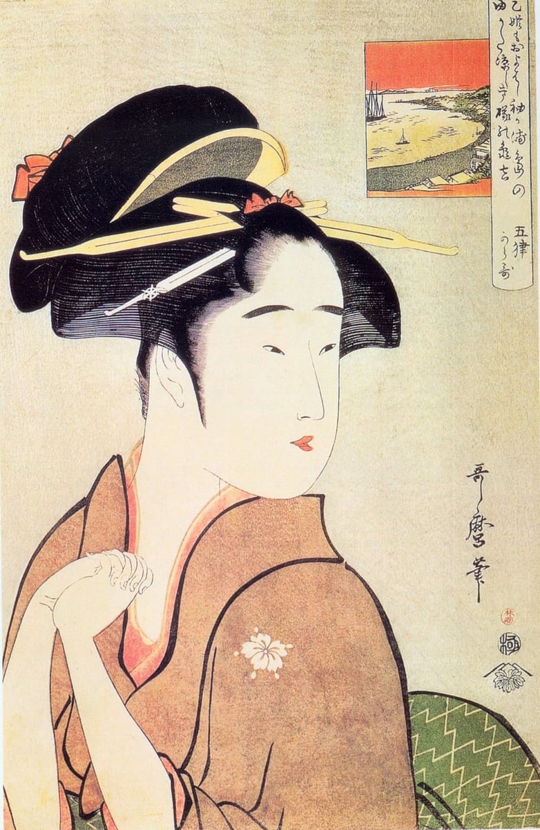 Artwork Title: The geisha Kemekichi