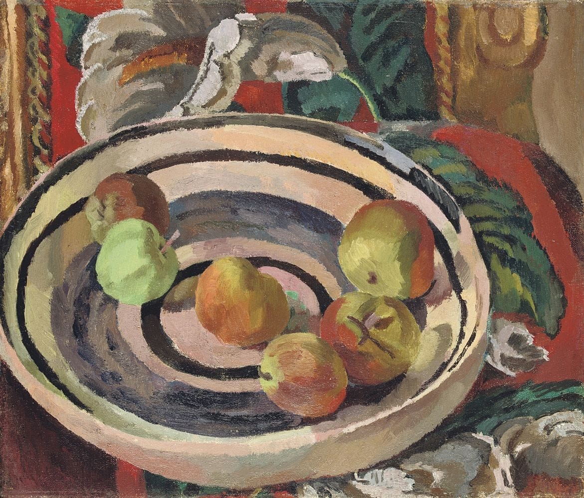 Artwork Title: Still Life with Apples in a Bowl