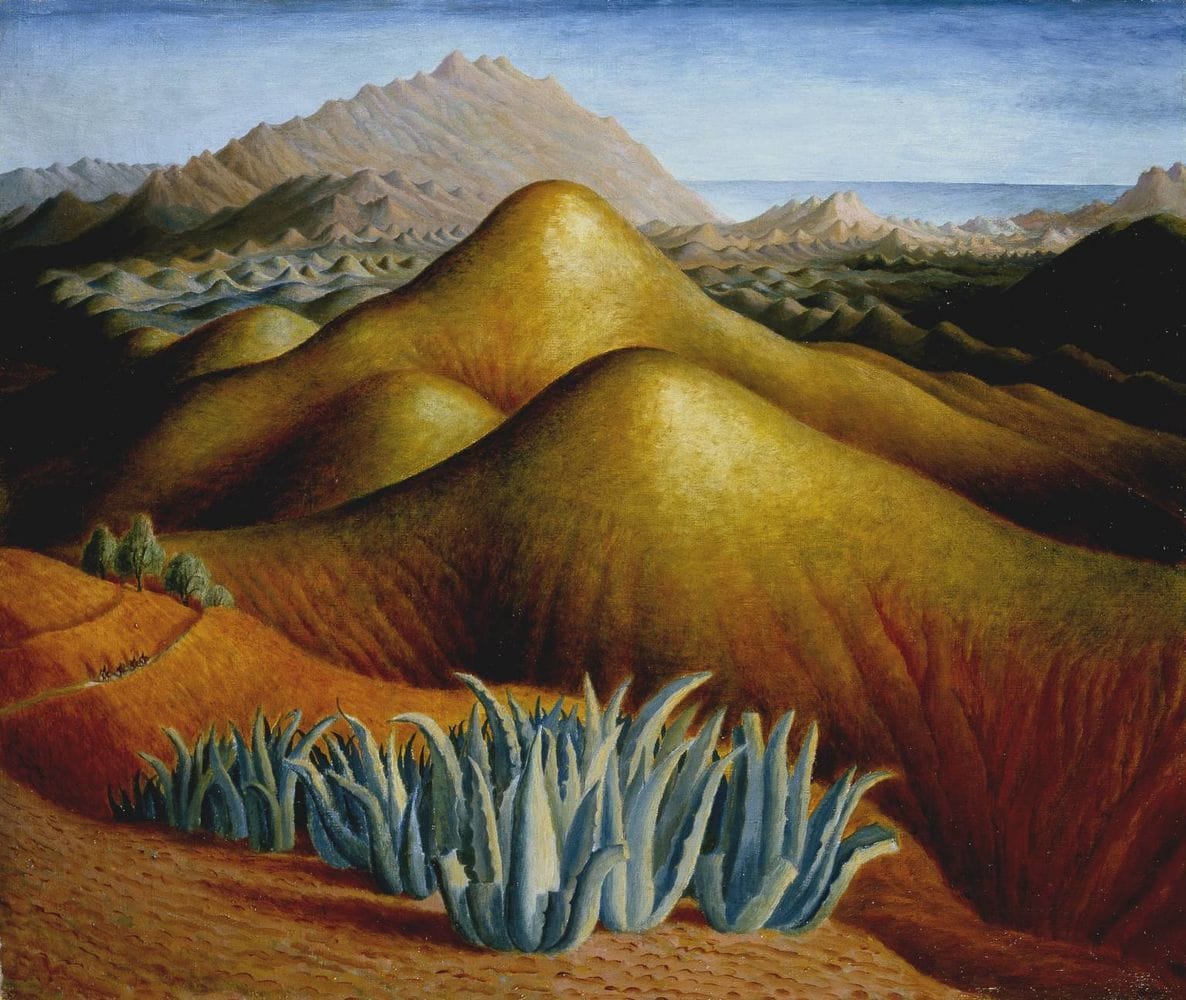 Artwork Title: Spanish Landscape with Mountains