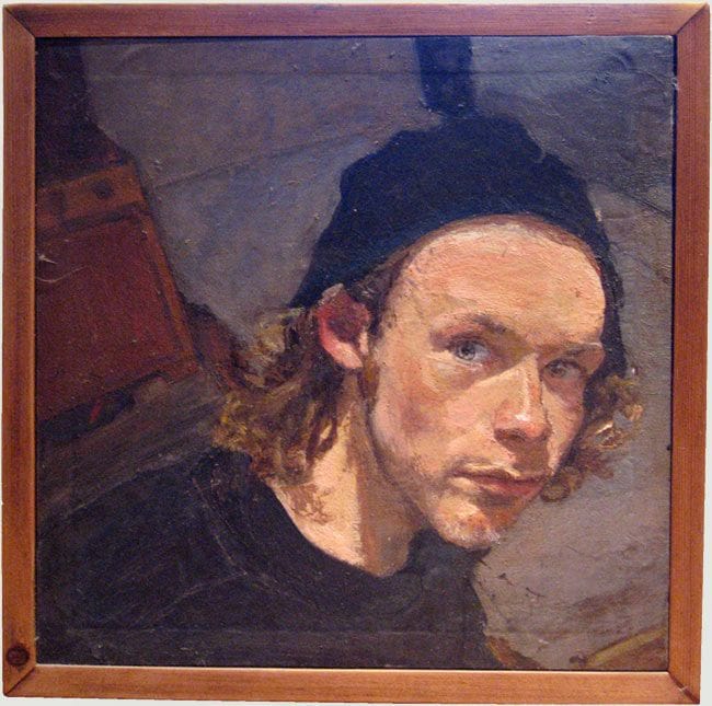Artwork Title: Self Portrait with Hat