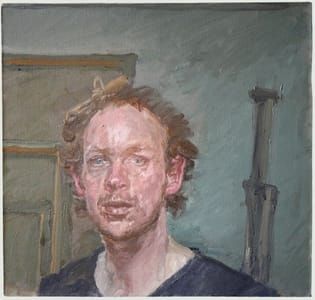 Artwork Title: Self Portrait with Easel