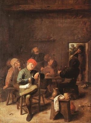Artwork Title: Peasants Smoking And Drinking