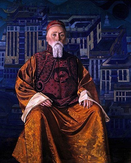 Artwork Title: Self Portrait in Tibetan Robe