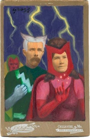 Artwork Title: Quicksilver And The Scarlet Witch