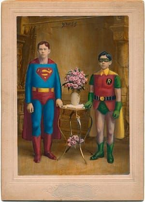 Artwork Title: Superboy And Robin