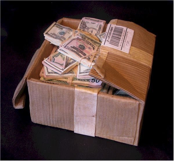 Artwork Title: Box Of Cash