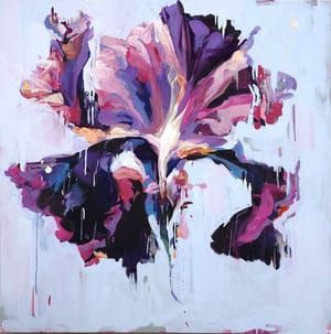Artwork Title: Violet Iris