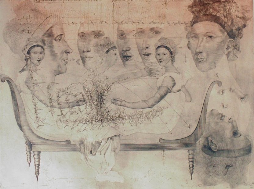 Artwork Title: Madame Recamier (After Jacques Louis David)