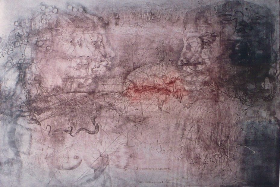 Artwork Title: Botticelli and Simonetta