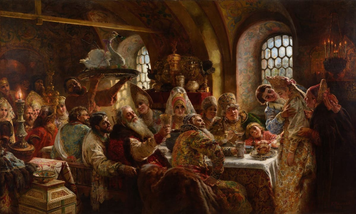 Artwork Title: A Boyar Wedding Feast