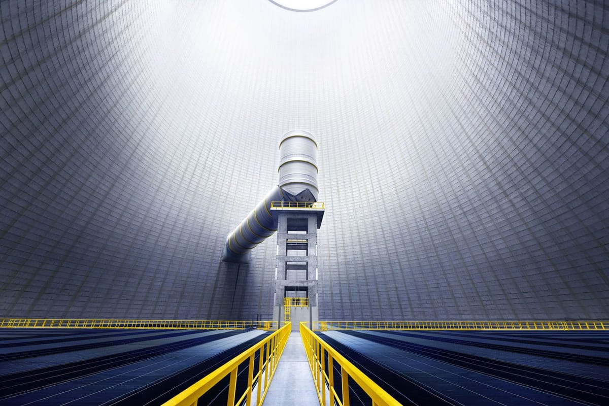 Artwork Title: Trianel I Coal-fired Power Plant, Interior View Of The Cooling Tower