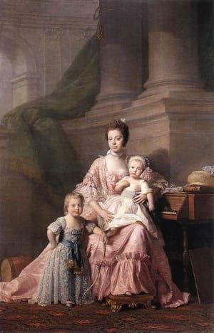 Artwork Title: Queen Charlotte With Her Two Children