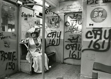Artwork Title: Editta Sherman On The Subway
