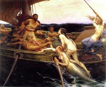 Artwork Title: Ulysses and the Sirens