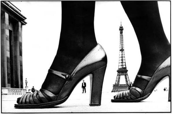 Artwork Title: Shoes and Eiffel Tower (a)