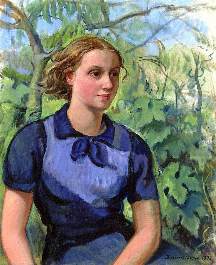 Artwork Title: Portrait of Katya, the artist’s daughter