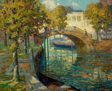 Artwork Title: Overlooking The Canal