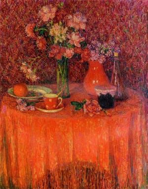 Artwork Title: The Table, Harmony in Red