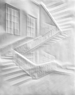 Artwork Title: Untitled (Light in Staircase)