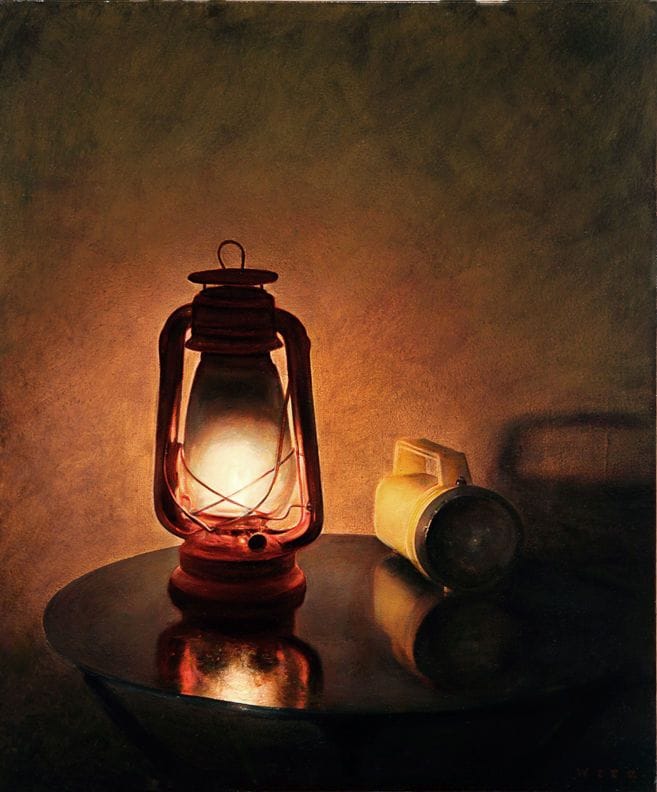 Artwork Title: Lantern & Flashlight