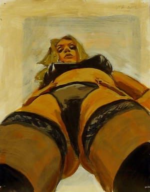 Artwork Title: Giantess (black Panties)