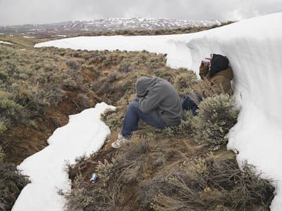 Artwork Title: Greg and Zane after Horn Hunting