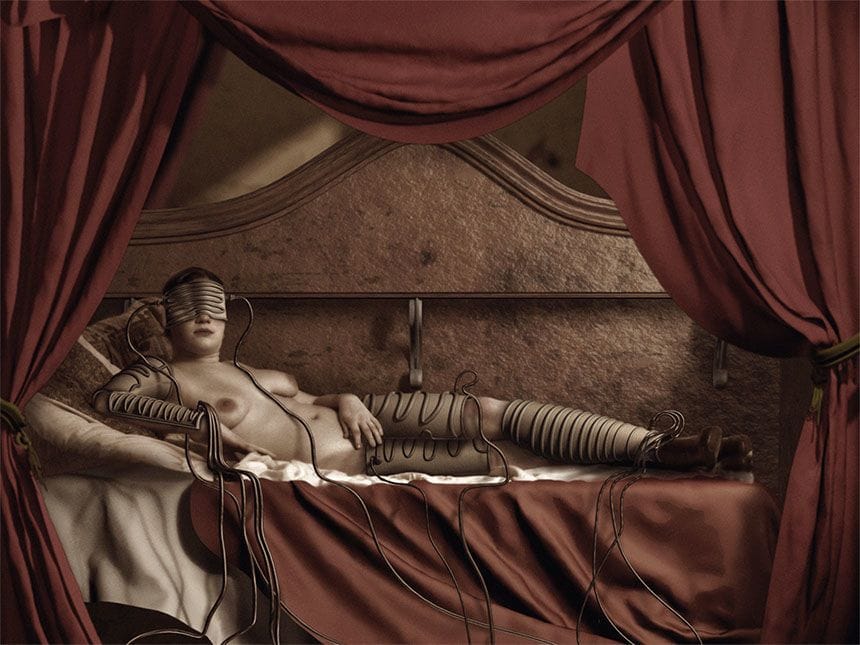 Artwork Title: Rendering Glue From Bone (After Ernst)