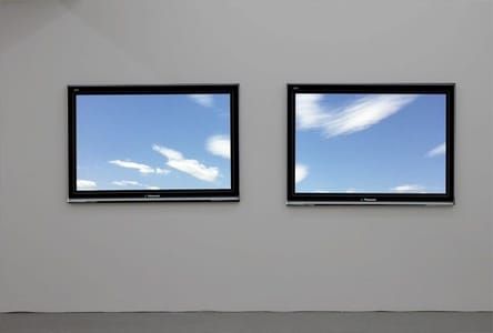Artwork Title: Real Windows Framed As Tv Screens