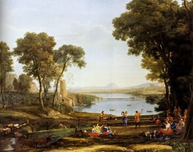 Artwork Title: Landscape With The Marriage Of Isaac And Rebekah