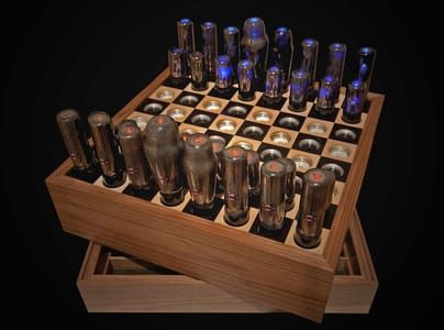 Artwork Title: Chess Set For Tesla
