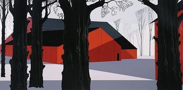 Artwork Title: The Great Red Barn