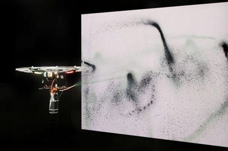 Artwork Title: Spray Paint Drone