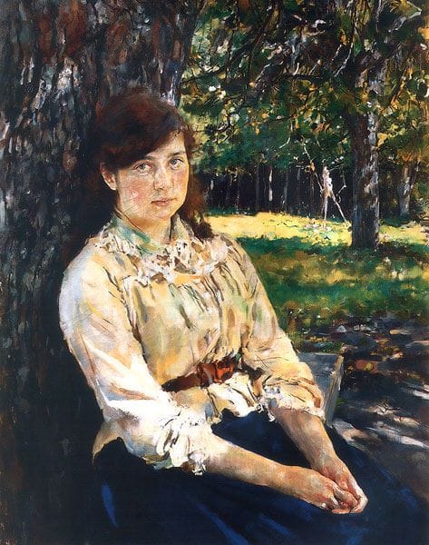 Artwork Title: Girl in the Sunlight  (Portrait of Maria Simonovich)