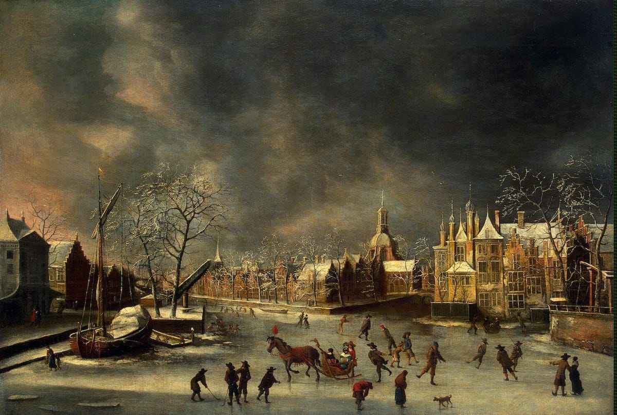 Artwork Title: Winter View of Leyden
