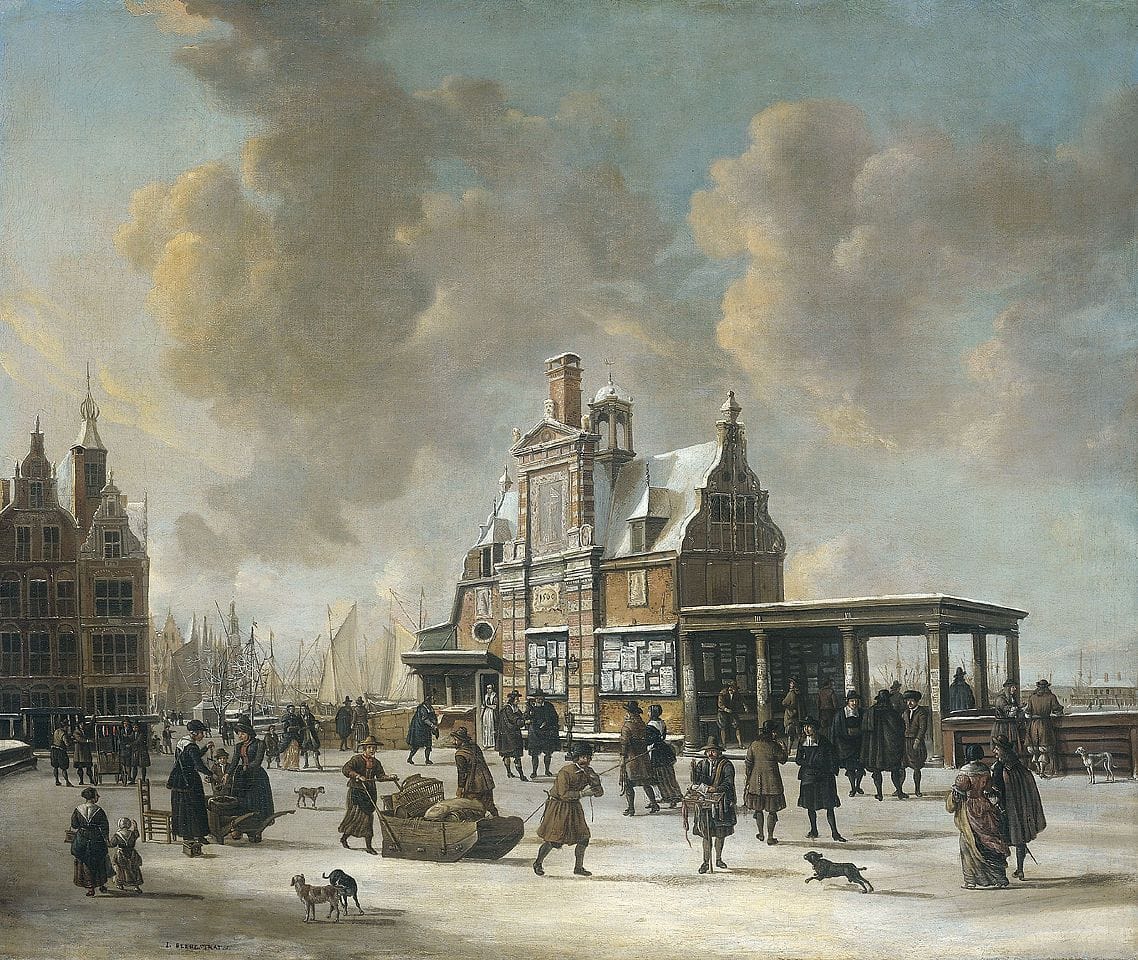 Artwork Title: The Paalhuis and the Nieuwe Brug
