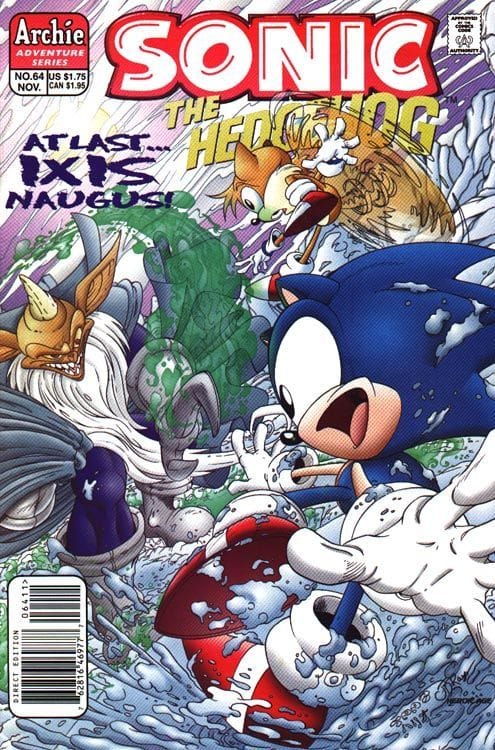 Artwork Title: Sonic the Hedgehog #64