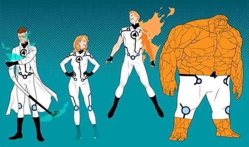 Artwork Title: Project : Rooftop - Fantastic Four redesign