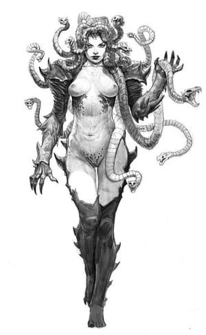 Artwork Title: Medusa v1