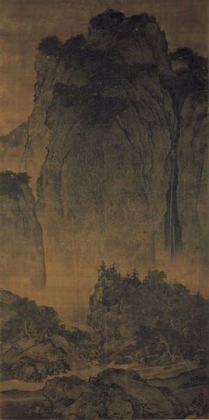Artwork Title: Travelers Among Mountains and Streams