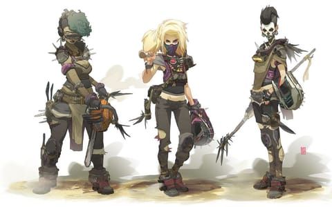 Artwork Title: Girls from the Wasteland by Brosa