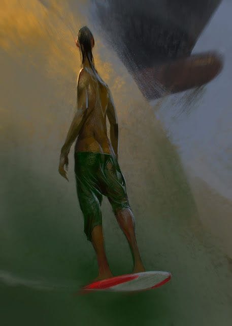 Artwork Title: Surfer