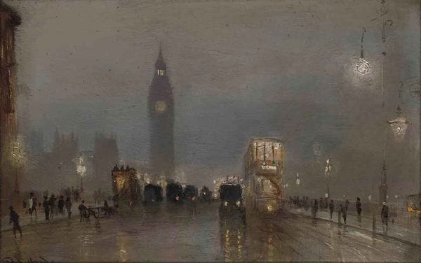 Artwork Title: Big Ben over Westminster Bridge