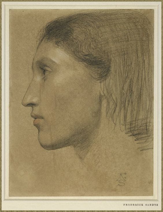 Artwork Title: Drawing of Fanny Eaton in profile