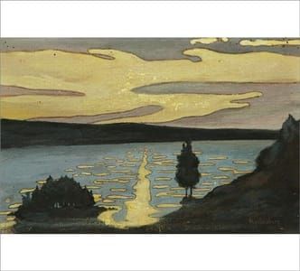 Artwork Title: Spring Evening during the Ice Break (Ruoves),