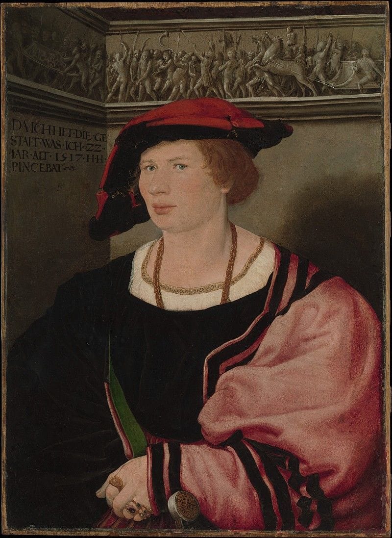 Artwork Title: Portrait of Benedikt von Hertenstein