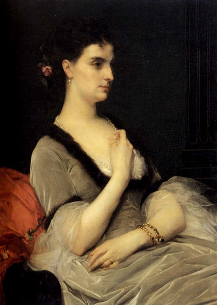 Artwork Title: Portrait of Countess E.A. Vorontsova Dashkova