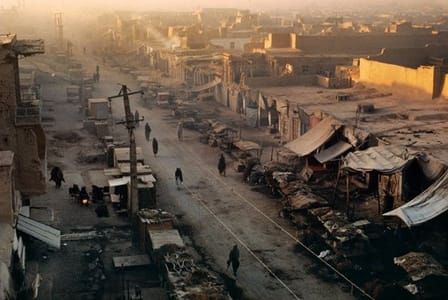 Artwork Title: Dusty Streets of Kandahar